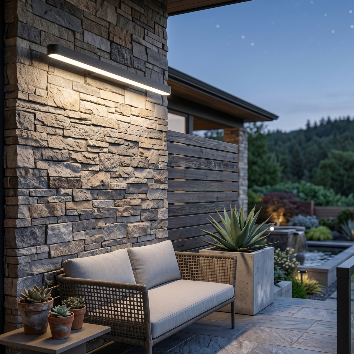 Minimalist Brushed Stainless Steel Wall Lamp -- Copper/Chrome/Black for Outdoor