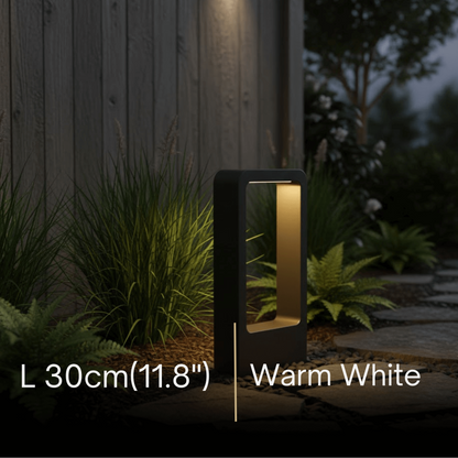Arcato Modern Black Metal LED Path Light – Outdoor Garden Lighting