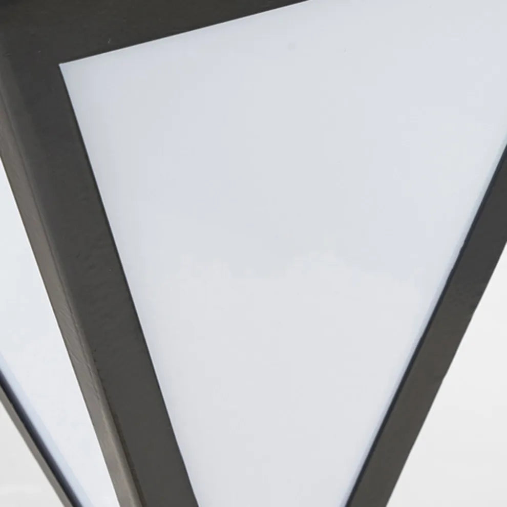 Arcato Modern Solar Outdoor Path Light -  Black Metal Design
