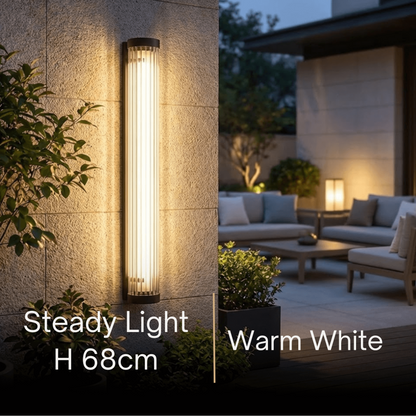 Irondale Modern Outdoor Wall Sconce – Waterproof Light for Terrace
