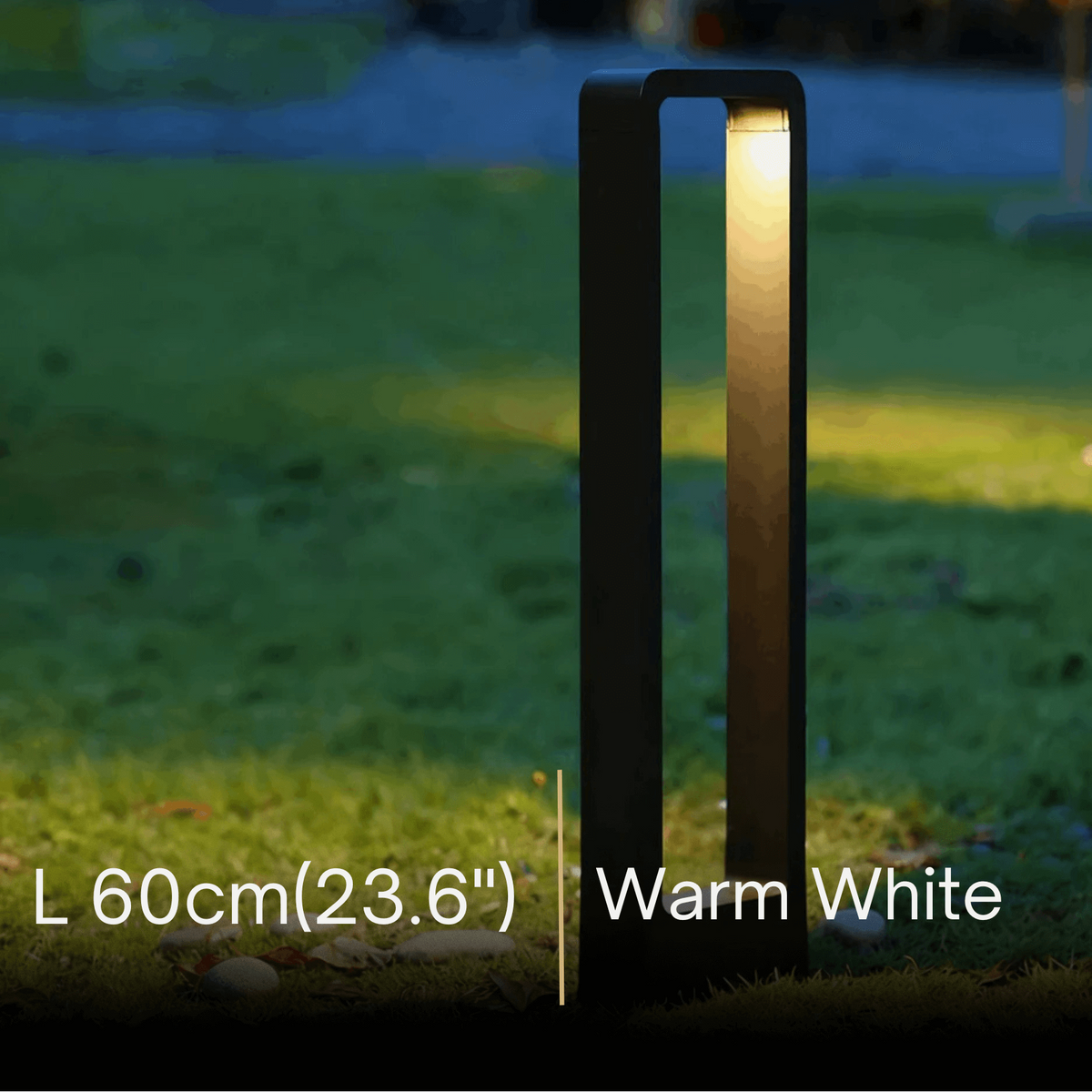 Arcato Modern Black Metal LED Path Light – Outdoor Garden Lighting