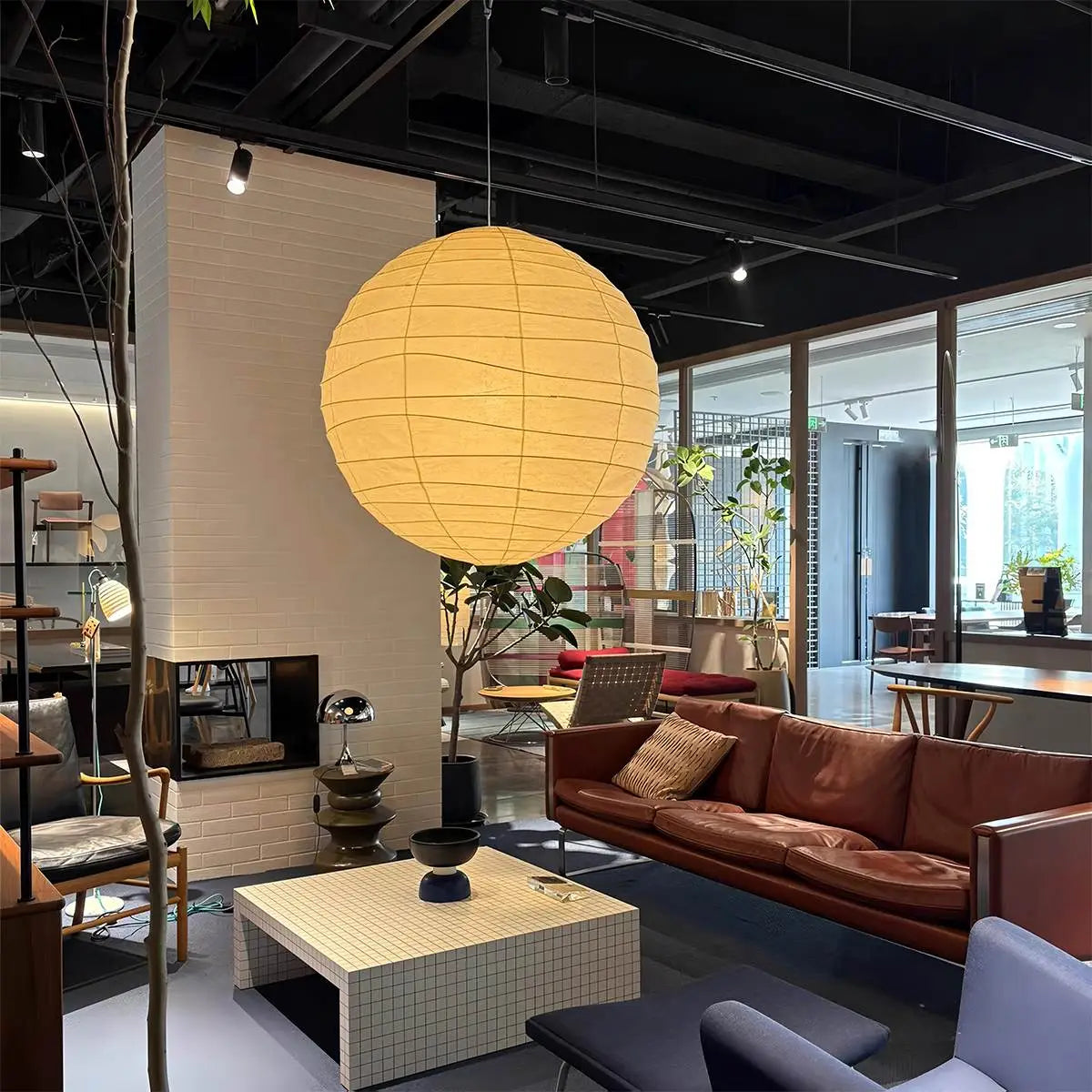Nuvlight rice paper pendant lamp for living room