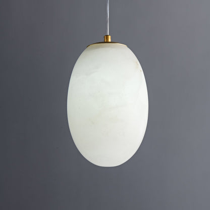Natural Alabaster Pendant Light for Dining Room