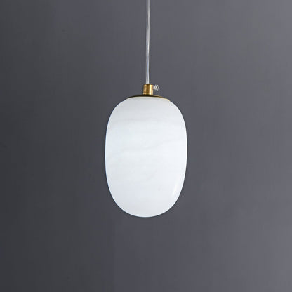 Natural Alabaster Pendant Light for Dining Room