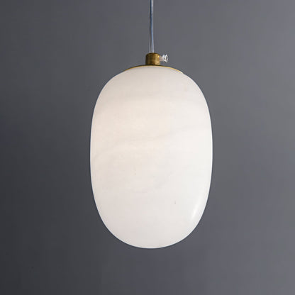 Natural Alabaster Pendant Light for Dining Room