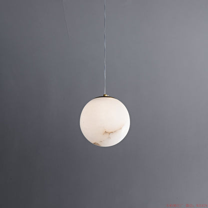 Natural Alabaster Pendant Light for Dining Room