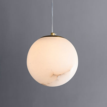 Natural Alabaster Pendant Light for Dining Room