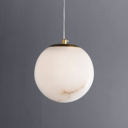 Natural Alabaster Pendant Light for Dining Room