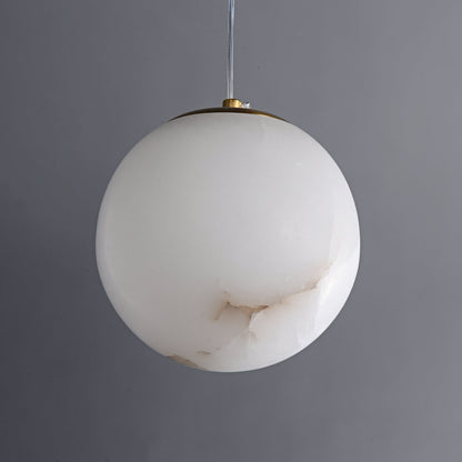 Natural Alabaster Pendant Light for Dining Room