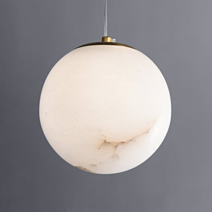Natural Alabaster Pendant Light for Dining Room
