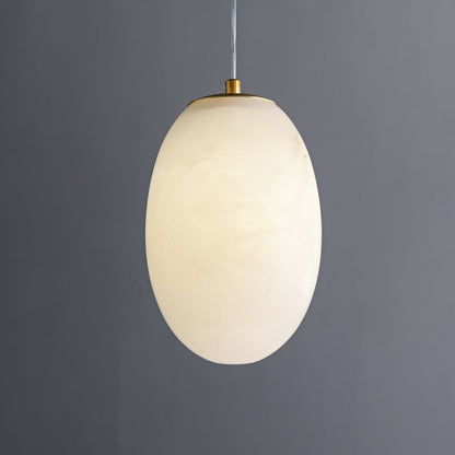 Natural Alabaster Pendant Light for Dining Room
