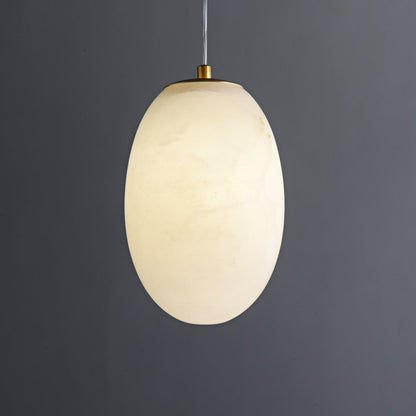 Natural Alabaster Pendant Light for Dining Room