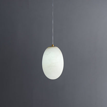 Natural Alabaster Pendant Light for Dining Room
