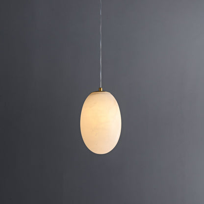 Natural Alabaster Pendant Light for Dining Room