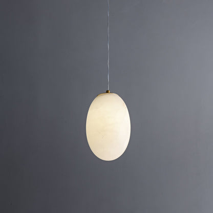 Natural Alabaster Pendant Light for Dining Room