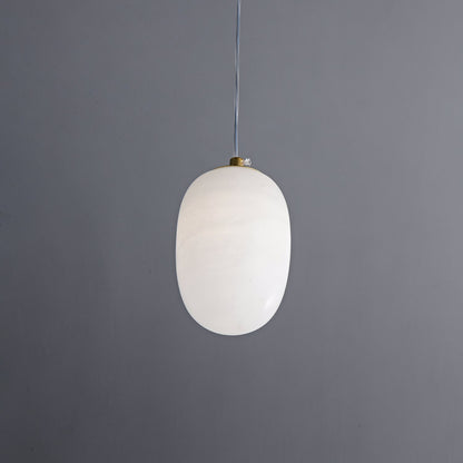 Natural Alabaster Pendant Light for Dining Room