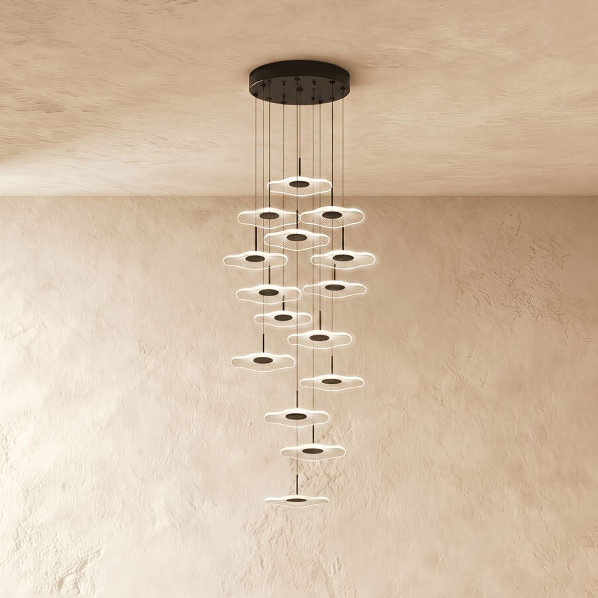 Rotasu Staircase Chandelier