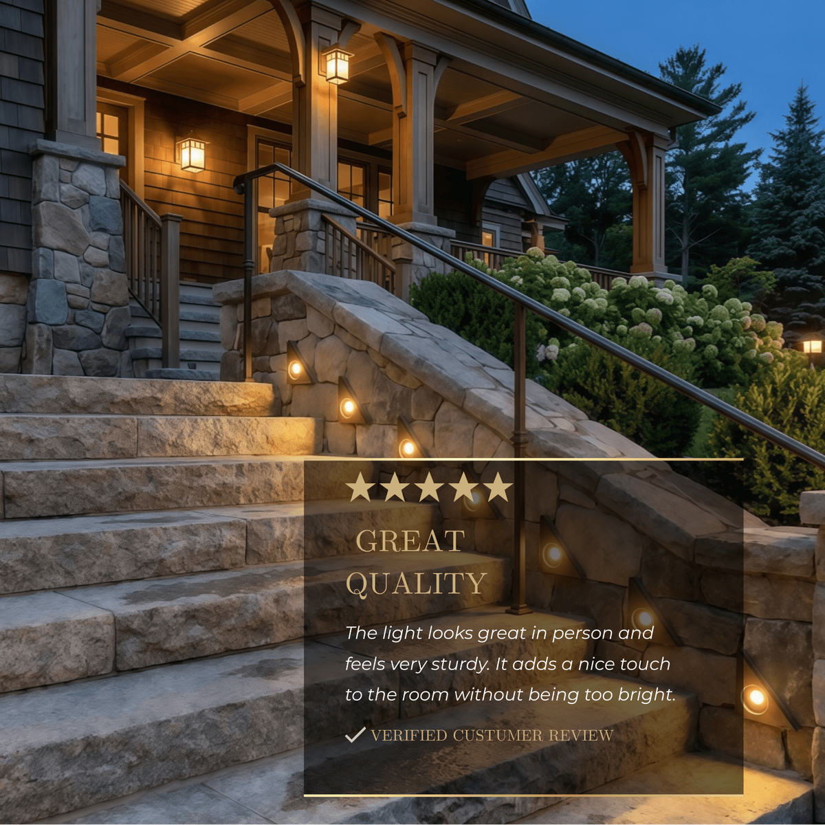 Arcato Modern Triangle Outdoor Step Light – Black Motion Sensor Deck Lamp