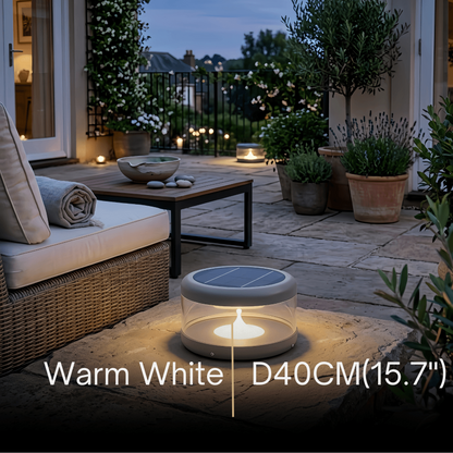 Embrace Modern Cylindrical Outdoor Pillar Light - Black Metal for Garden