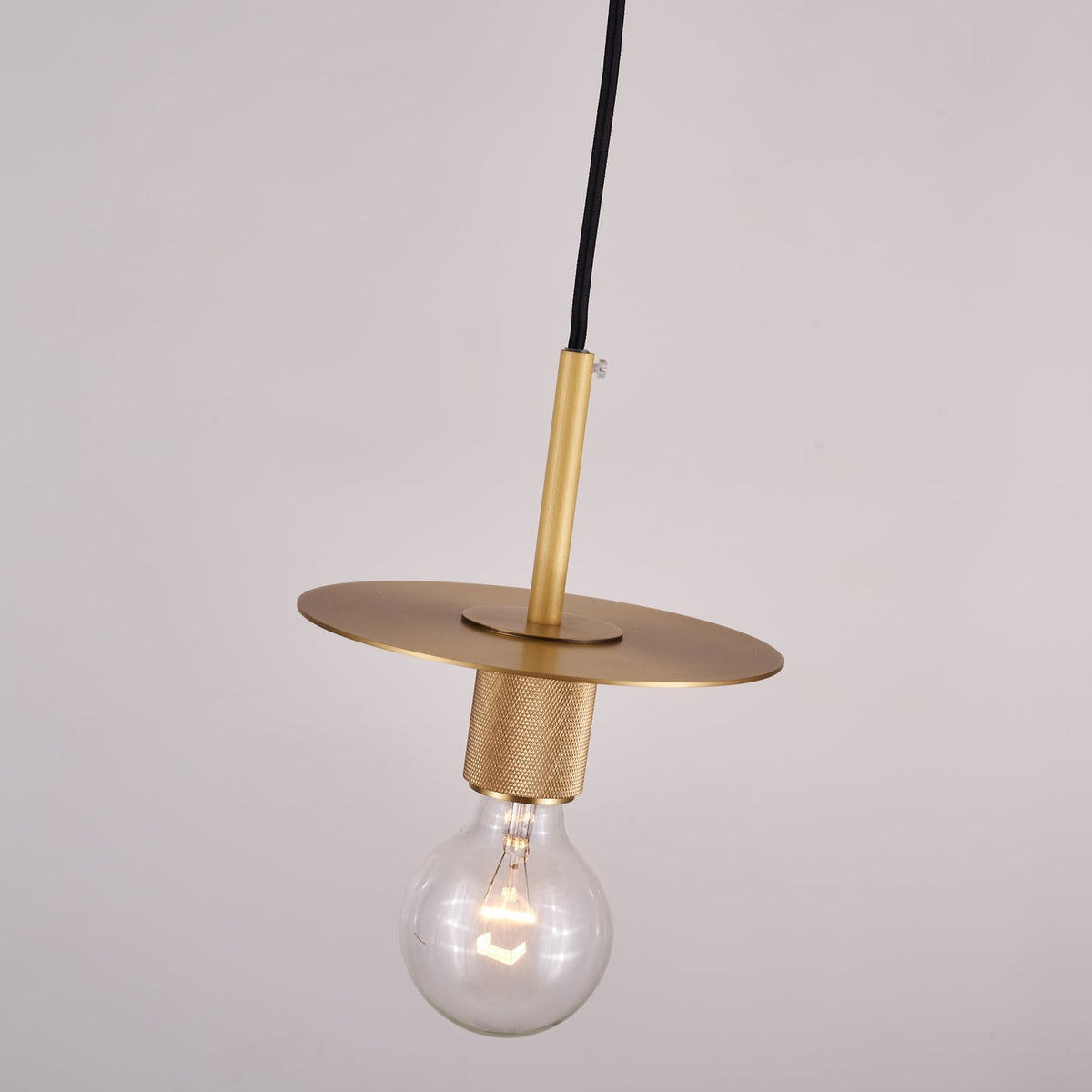 Brass Glass Pendant Light for Kitchen Island