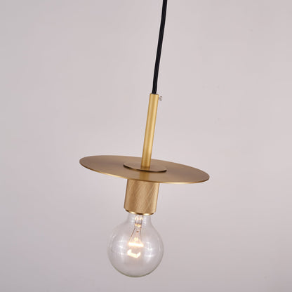 Brass Glass Pendant Light for Kitchen Island