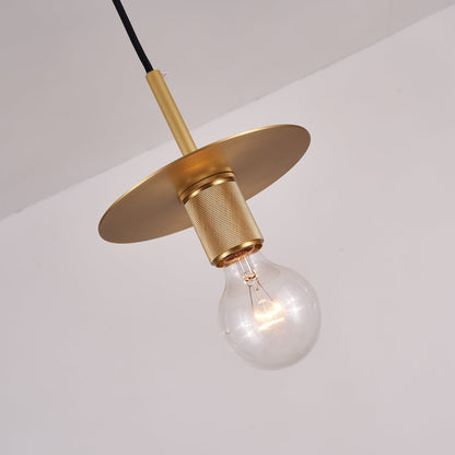 Brass Glass Pendant Light for Kitchen Island