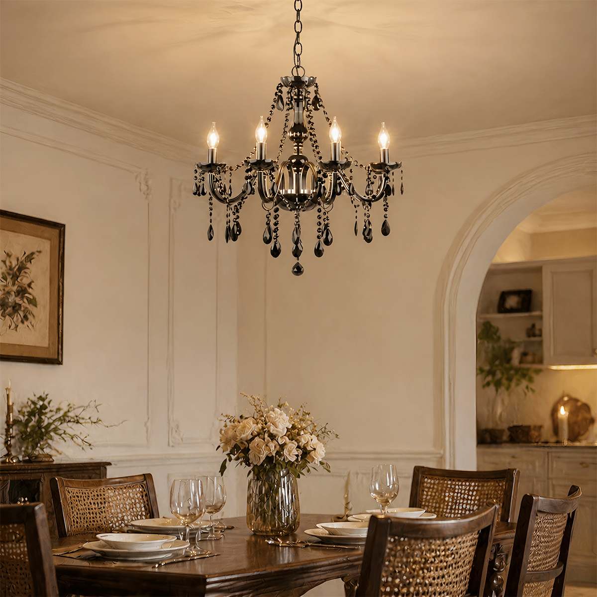 Brigitte Chandelier - Black