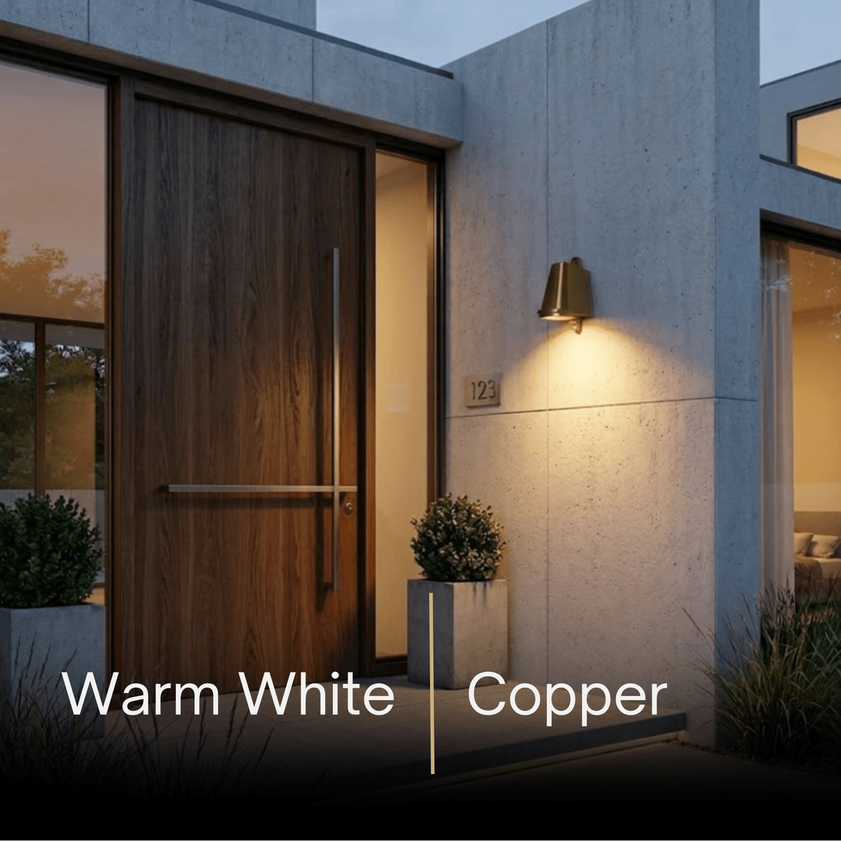 Irondale Industrial Conical Outdoor Wall Sconce - Black/Grey/Copper/Silver Metal for Balcony