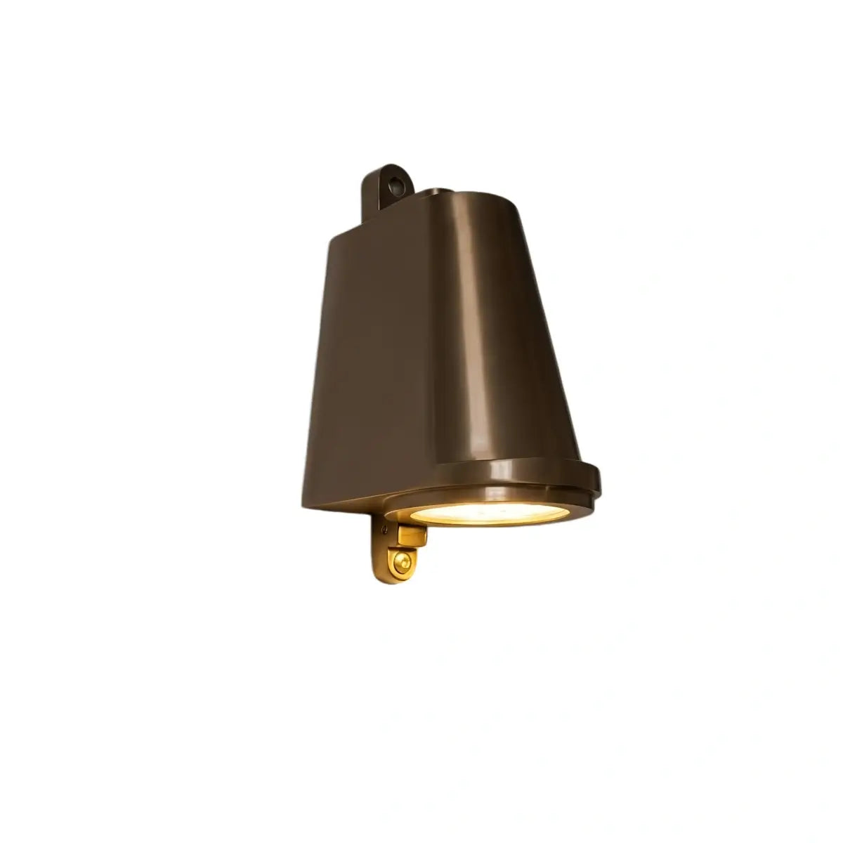 Irondale Industrial Conical Outdoor Wall Sconce - Black/Grey/Copper/Silver Metal for Balcony