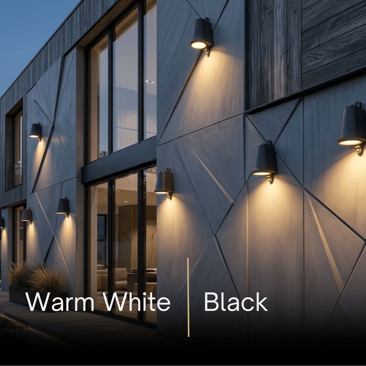 Irondale Industrial Conical Outdoor Wall Sconce - Black/Grey/Copper/Silver Metal for Balcony