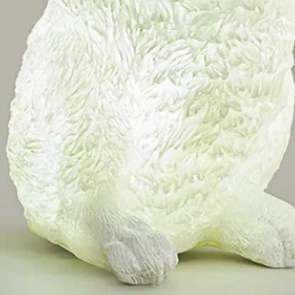 Easter Bunny Outdoor Light – Cute Sitting & Carrot Bunny Garden Lamp