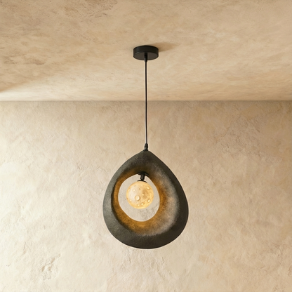 Nuvlight Enso Pendant Light D12.6"(32cm) x H13.8"(35cm) Dark Grey