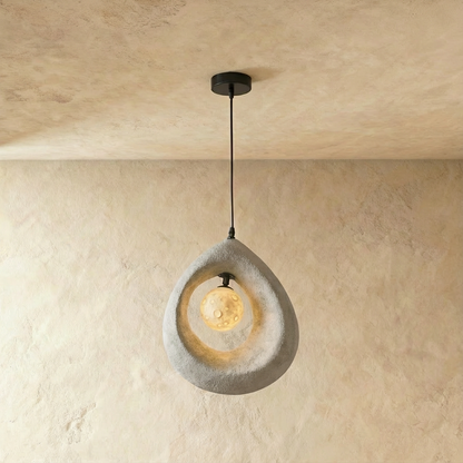 Nuvlight Enso Pendant Light D12.6"(32cm) x H13.8"(35cm) Light Grey