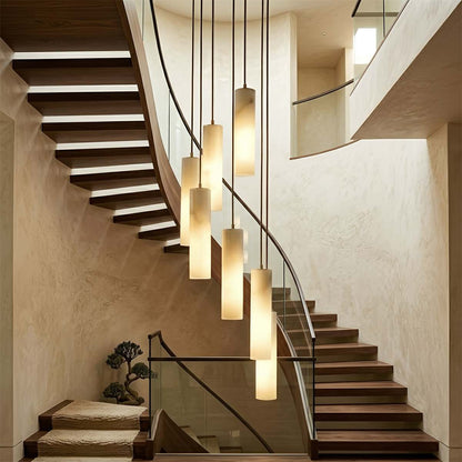 Entokei Alabaster Chandelier Light