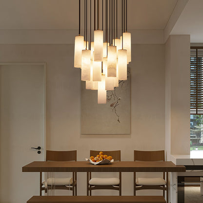 Entokei Alabaster Chandelier Light
