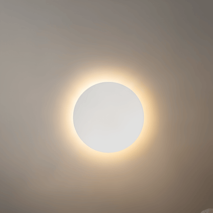 Nuvlight Minimalist LED Outdoor Wall Lamp – Black/White Round/Square Porch Sensor Light
