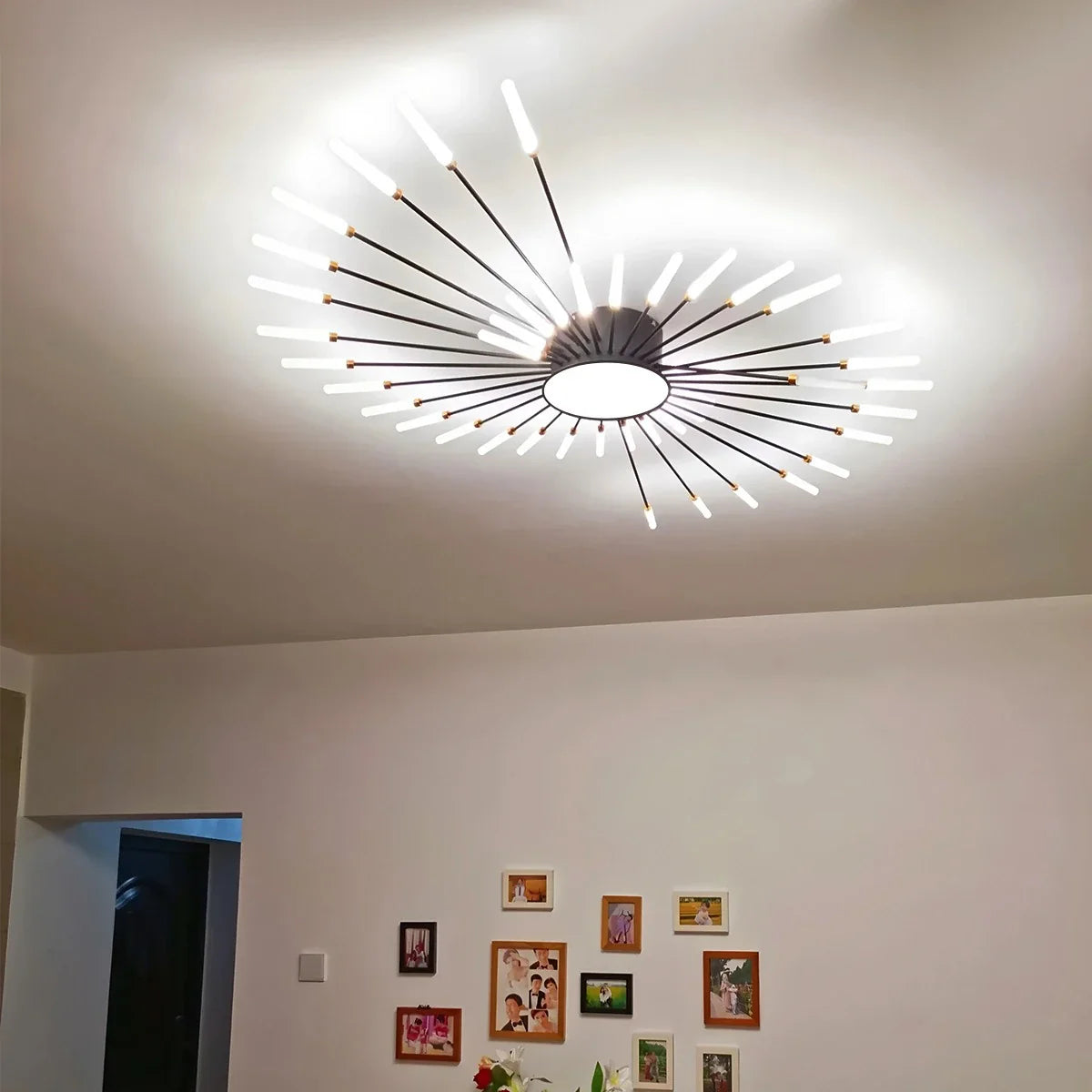 Swirl Flush Mount Ceiling Light for Living Room