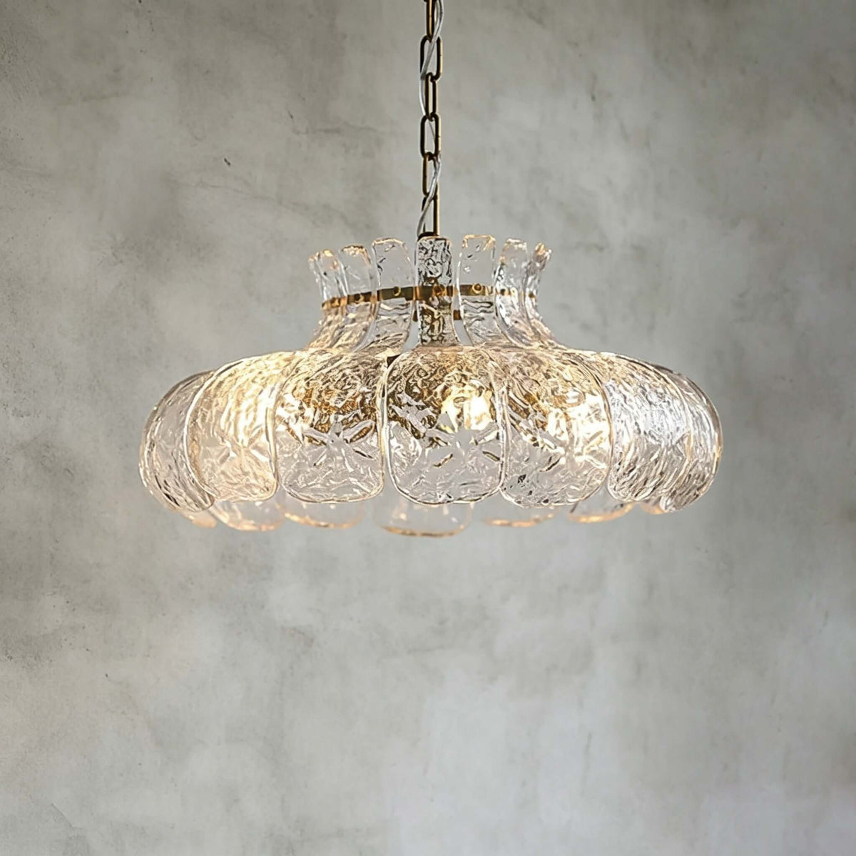 Nuvlight Florvia Pendant Light | French Glass Light for Entryway and Foyer