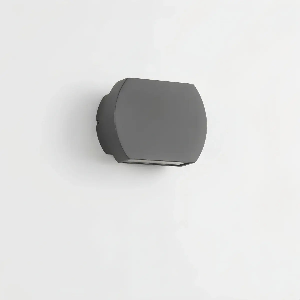 Irondale Modern Geometric Outdoor Wall Lamp - Black/Grey Metal for Garden