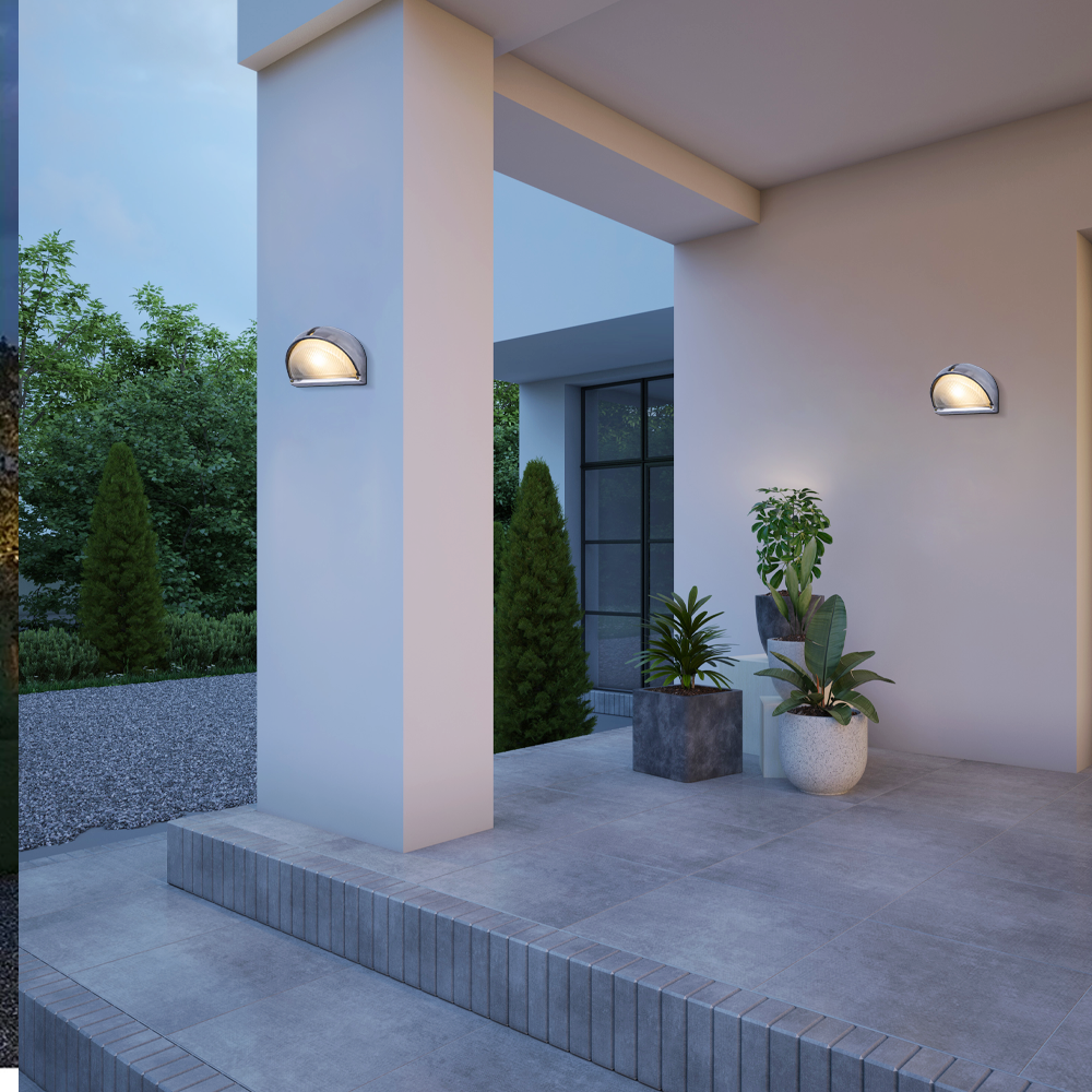 Nuvlight Geometric Outdoor Wall Lamp 