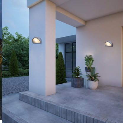 Nuvlight Geometric Outdoor Wall Lamp 
