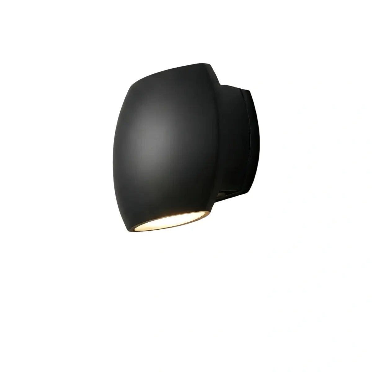 Irondale Modern Geometric Outdoor Wall Lamp - Black/Grey Metal for Garden