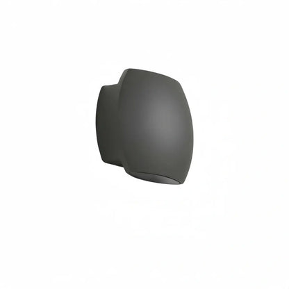 Irondale Modern Geometric Outdoor Wall Lamp - Black/Grey Metal for Garden