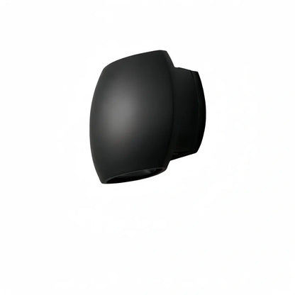Irondale Modern Geometric Outdoor Wall Lamp - Black/Grey Metal for Garden