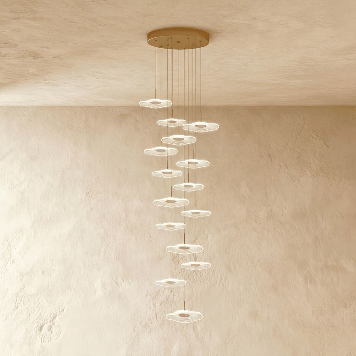 Rotasu Staircase Chandelier