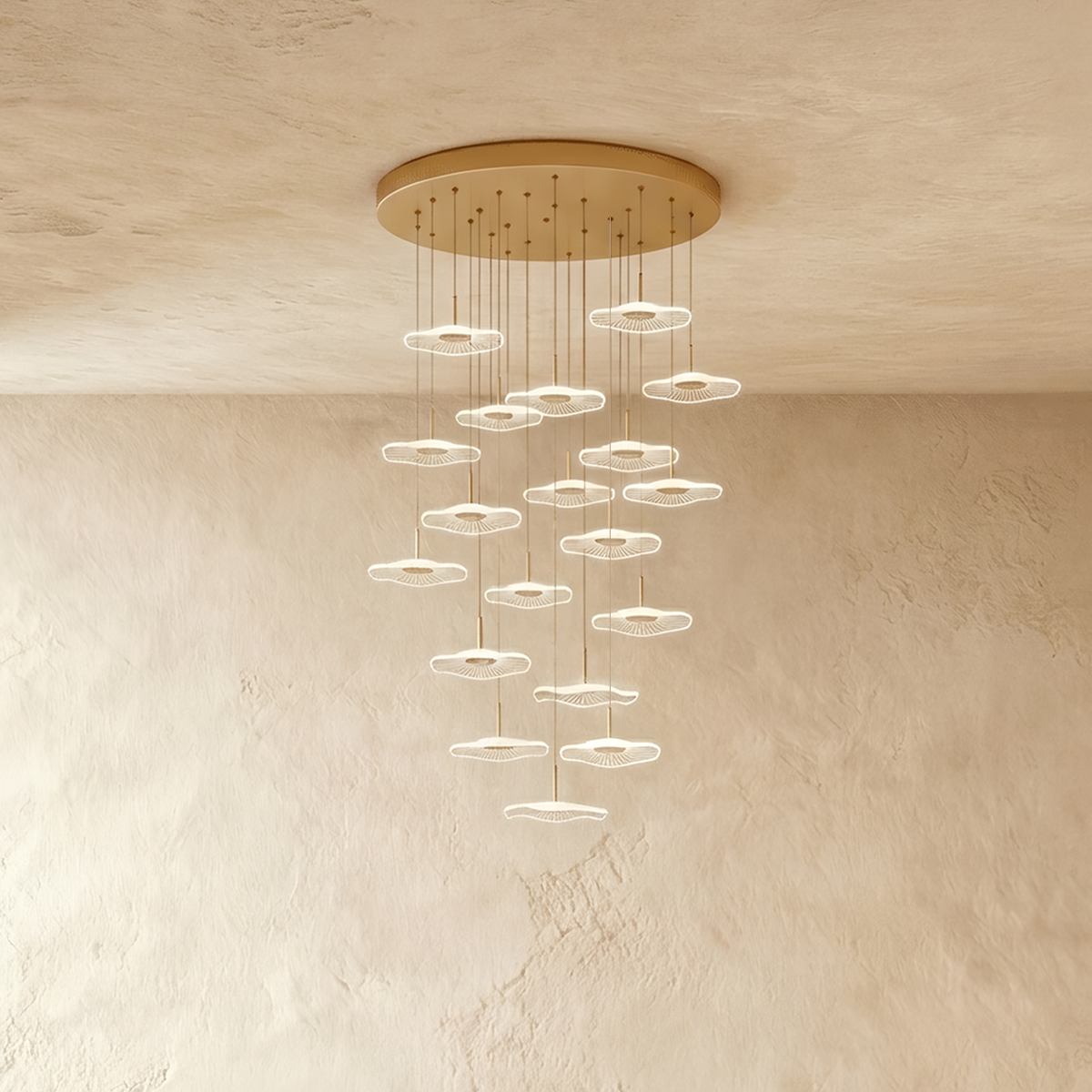 Rotasu Staircase Chandelier