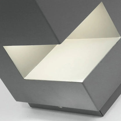 Arcato Modern Square Outdoor Pillar Light - Black Metal for Courtyard