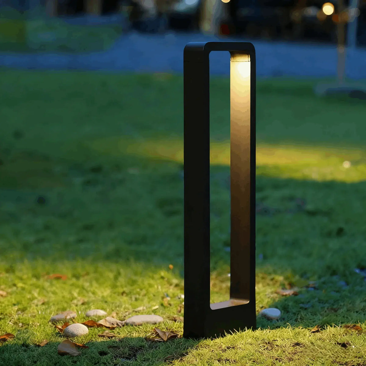 Arcato Modern Black Metal LED Path Light – Outdoor Garden Lighting