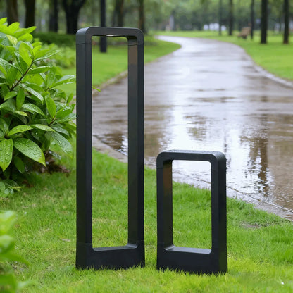 Arcato Modern Black Metal LED Path Light – Outdoor Garden Lighting