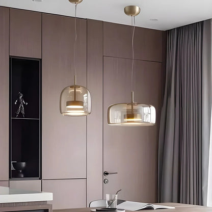 Glass Globe Pendant Light for Dining Room